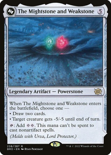 MTG | The Mightstone and Weakstone | Nonfoil | BRO-238a | NM