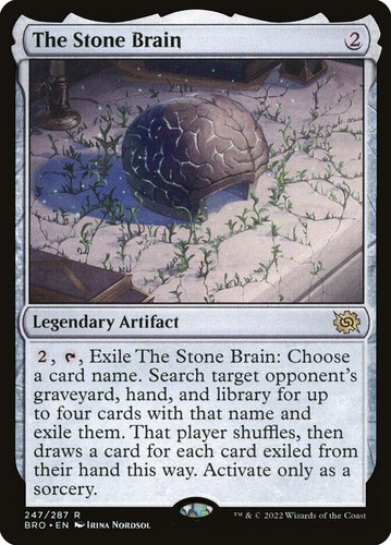 MTG | The Stone Brain | Nonfoil | BRO-247 | NM