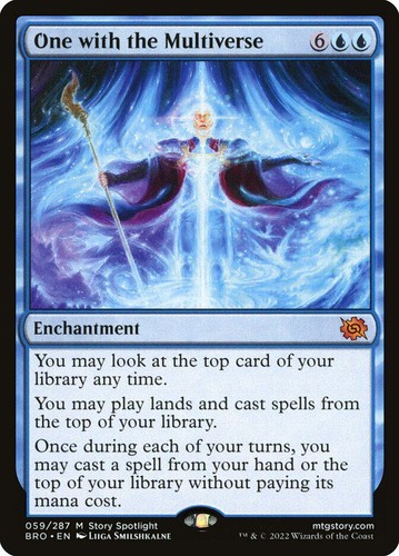 MTG | One with the Multiverse | Nonfoil | BRO-59 | NM