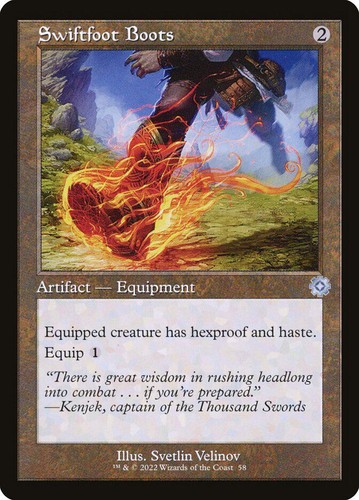 MTG | Swiftfoot Boots | Nonfoil | BRR-58 | NM