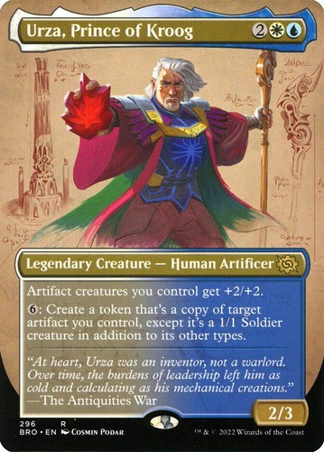 MTG | Urza, Prince of Kroog | Nonfoil | Borderless | BRO-296 | NM