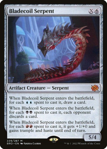 MTG | Bladecoil Serpent | Nonfoil | BRO-229 | NM