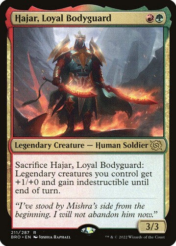 MTG | Hajar, Loyal Bodyguard | Nonfoil | BRO-211 | NM
