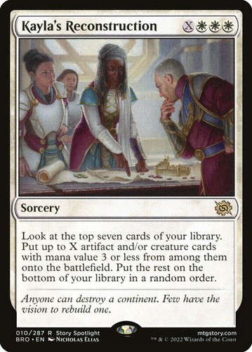 MTG | Kayla's Reconstruction | Nonfoil | BRO-10 | NM