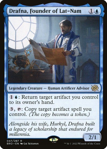MTG | Drafna, Founder of Lat-Nam | Nonfoil | BRO-47 | NM