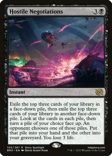 MTG | Hostile Negotiations | Nonfoil | BRO-105 | NM
