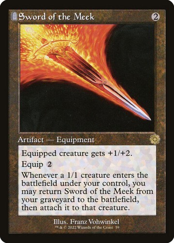 MTG | Sword of the Meek | Nonfoil | BRR-59 | NM