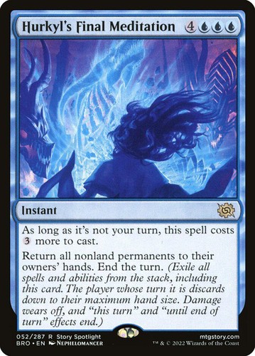 MTG | Hurkyl's Final Meditation | Nonfoil | BRO-52 | NM
