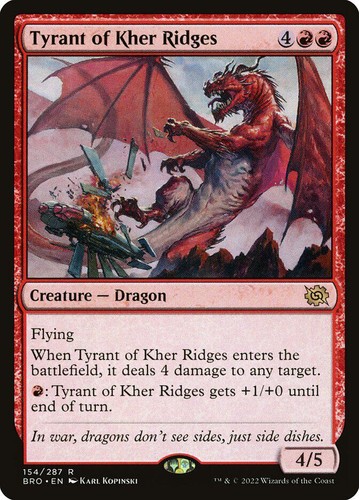 MTG | Tyrant of Kher Ridges | Nonfoil | BRO-154 | NM
