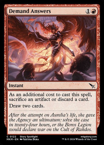 MTG | Demand Answers | Nonfoil | MKM-122 | NM