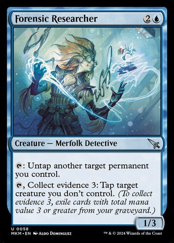 MTG | Forensic Researcher | Nonfoil | MKM-58 | NM
