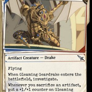 MTG | Gleaming Geardrake | Nonfoil | Showcase | MKM-361 | NM