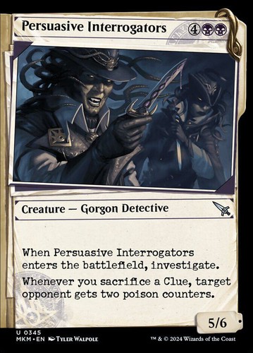 MTG | Persuasive Interrogators | Nonfoil | Showcase | MKM-345 | NM