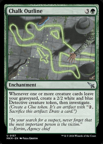 MTG | Chalk Outline | Nonfoil | MKM-157 | NM