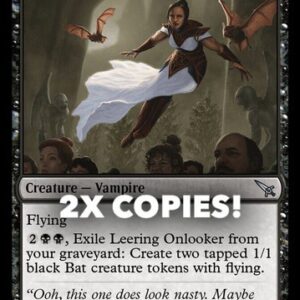 MTG | 2x Leering Onlooker | Nonfoil | MKM-91 | NM
