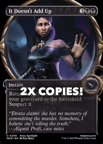 MTG | 2x It Doesn't Add Up | Nonfoil | Showcase | MKM-299 | NM