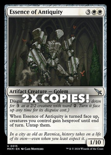 MTG | 2x Essence of Antiquity | Nonfoil | MKM-15 | NM