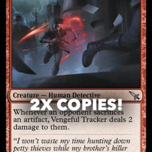MTG | 2x Vengeful Tracker | Nonfoil | MKM-147 | NM