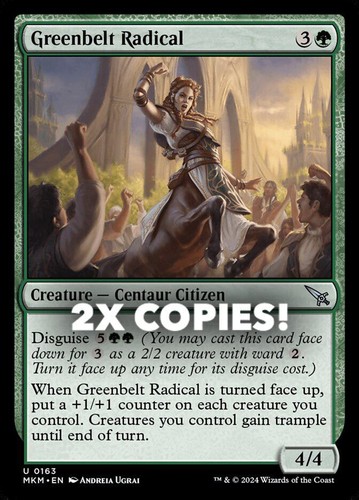 MTG | 2x Greenbelt Radical | Nonfoil | MKM-163 | NM