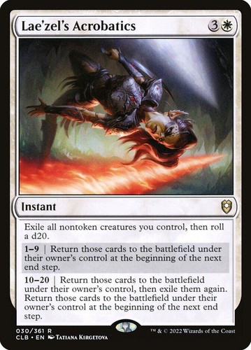 MTG | Lae'zel's Acrobatics | Nonfoil | CLB-30 | NM