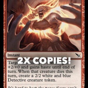 MTG | 2x Felonious Rage | Nonfoil | MKM-125 | NM