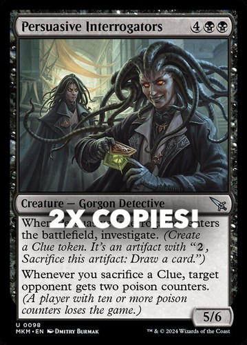 MTG | 2x Persuasive Interrogators | Nonfoil | MKM-98 | NM