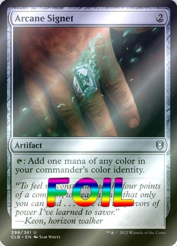 MTG | Arcane Signet | Foil | CLB-298 | NM