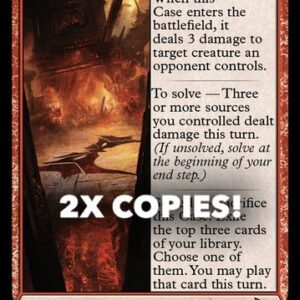 MTG | 2x Case of the Burning Masks | Nonfoil | MKM-113 | NM