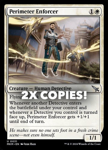 MTG | 2x Perimeter Enforcer | Nonfoil | MKM-31 | NM