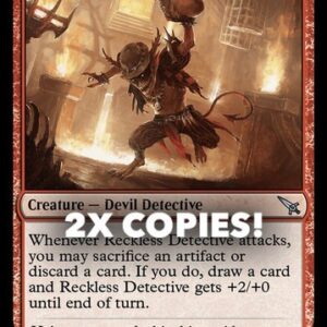 MTG | 2x Reckless Detective | Nonfoil | MKM-141 | NM
