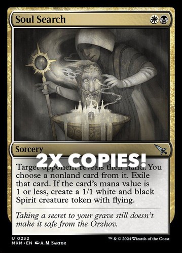 MTG | 2x Soul Search | Nonfoil | MKM-232 | NM
