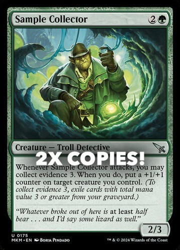 MTG | 2x Sample Collector | Nonfoil | MKM-175 | NM