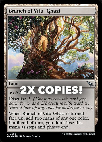 MTG | 2x Branch of Vitu-Ghazi | Nonfoil | MKM-258 | NM