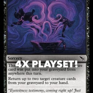 MTG | 4x Macabre Reconstruction | Nonfoil | MKM-93 | NM
