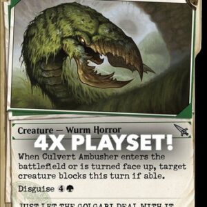 MTG | 4x Culvert Ambusher | Nonfoil | Showcase | MKM-351 | NM
