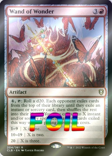 MTG | Wand of Wonder | Foil | CLB-204 | NM