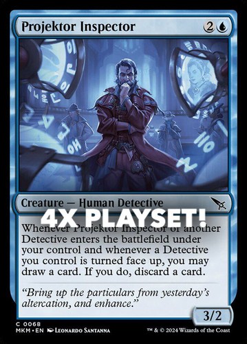 MTG | 4x Projektor Inspector | Nonfoil | MKM-68 | NM