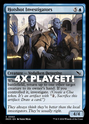 MTG | 4x Hotshot Investigators | Nonfoil | MKM-60 | NM
