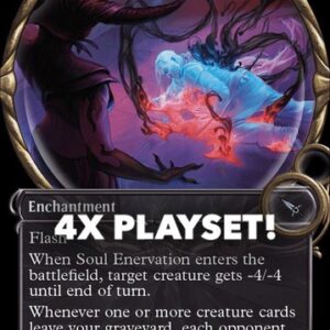 MTG | 4x Soul Enervation | Nonfoil | Showcase | MKM-302 | NM
