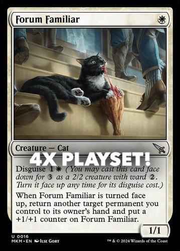 MTG | 4x Forum Familiar | Nonfoil | MKM-16 | NM