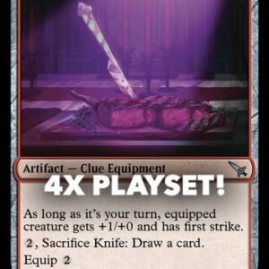 MTG | 4x Knife | Nonfoil | MKM-134 | NM
