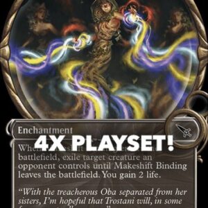 MTG | 4x Makeshift Binding | Nonfoil | Showcase | MKM-290 | NM