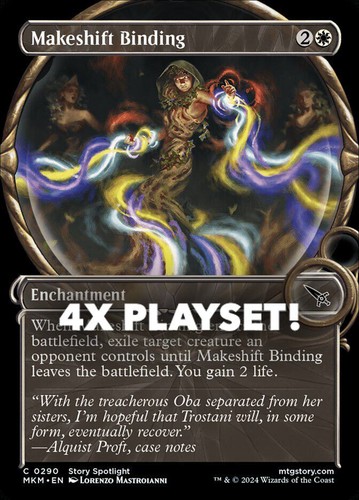 MTG | 4x Makeshift Binding | Nonfoil | Showcase | MKM-290 | NM