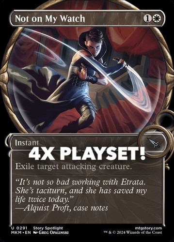 MTG | 4x Not on My Watch | Nonfoil | Showcase | MKM-291 | NM