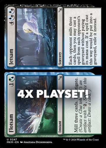 MTG | 4x Flotsam // Jetsam | Nonfoil | MKM-247 | NM