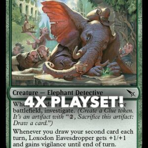 MTG | 4x Loxodon Eavesdropper | Nonfoil | MKM-168 | NM