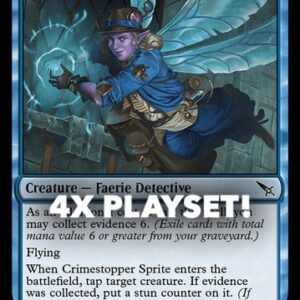 MTG | 4x Crimestopper Sprite | Nonfoil | MKM-49 | NM