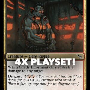 MTG | 4x Shady Informant | Nonfoil | MKM-231 | NM