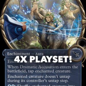 MTG | 4x Dramatic Accusation | Nonfoil | Showcase | MKM-294 | NM