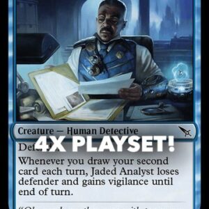 MTG | 4x Jaded Analyst | Nonfoil | MKM-62 | NM